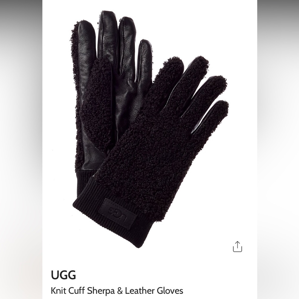 NWT black UGG gloves